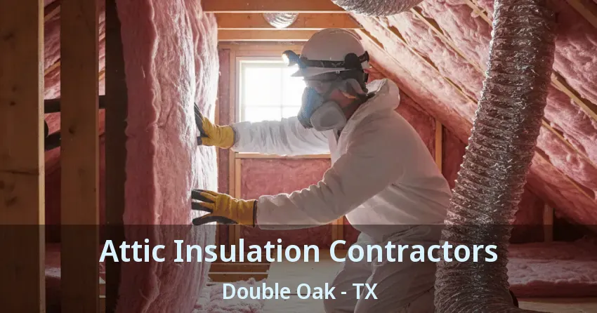 Attic Insulation Contractors Double Oak - TX