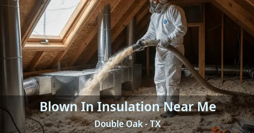 Blown In Insulation Near Me Double Oak - TX