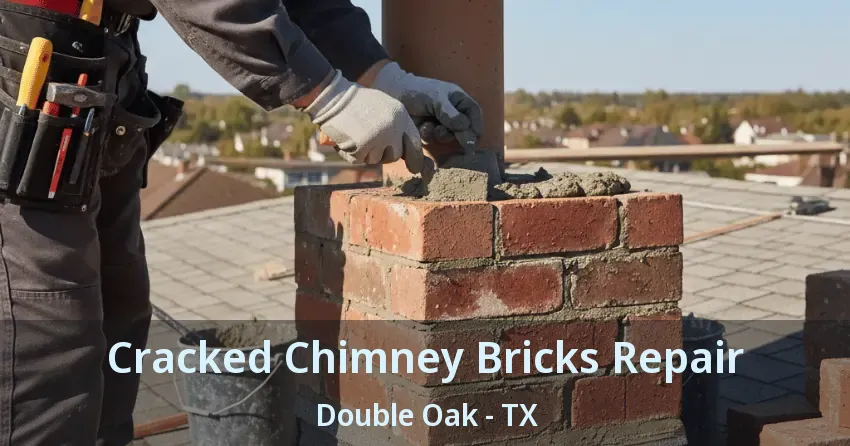 Cracked Chimney Bricks Repair Double Oak - TX