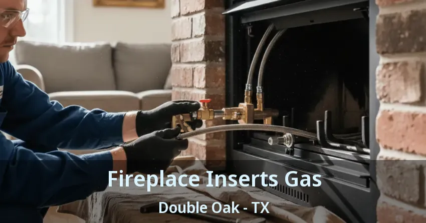 Fireplace Inserts Gas Double Oak - TX