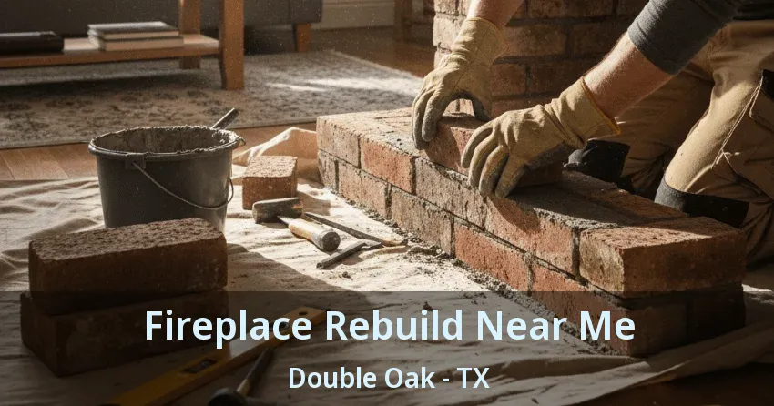 Fireplace Rebuild Near Me Double Oak - TX
