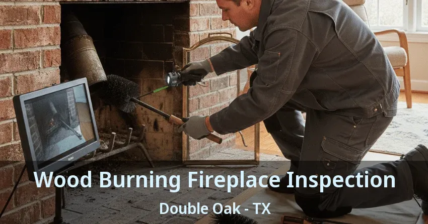 Wood Burning Fireplace Inspection Double Oak - TX